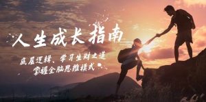 人生成长指南：底层逻辑、学习生财之道，掌握全脑思维模式-KJ分享