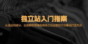 独立站入门指南：从选品到建站，全面解析跨境电商独立站运营技巧与爆品…-KJ分享