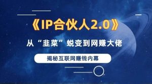 2024如何通过”知识付费“卖项目年入”百万“卖项目合伙人IP孵化训练营-KJ分享