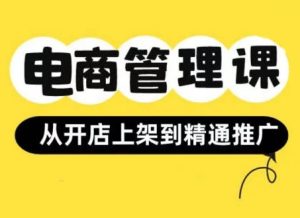 小红书&闲鱼开店从开店上架到精通推广,电商管理课-KJ分享