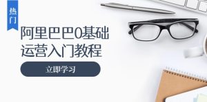 阿里巴巴运营零基础入门教程:涵盖开店、运营、推广,快速成为电商高手-KJ分享