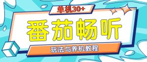 番茄畅听全方位教程与玩法:一天单设备日入30+不是问题-KJ分享
