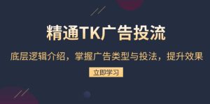 精通TK广告投流:底层逻辑介绍,掌握广告类型与投法,提升效果-KJ分享