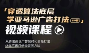 穿透算法底层，学亚马逊广告打法SP篇，从算法侧讲广告架构和实操打法，让你不再只学会表层方法-KJ分享