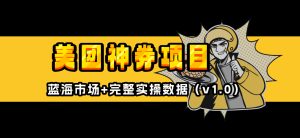美团神券/神会员_入门级教程,外卖券膨胀推广项目【蓝海市场攻略】-KJ分享