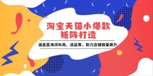 淘宝天猫小爆款矩阵打造：涵盖蓝海词布局、选品等，助力店铺销量飙升-KJ分享