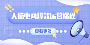 天猫电商爆款运营课程，爆款卖点提炼与流量实操，多套模型全面学习-KJ分享