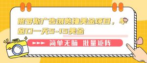 俄罗斯广告浏览撸美金项目,单窗口一天5-15美金-KJ分享