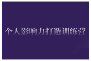 个人影响力打造训练营，掌握公域引流、私域运营、产品定位等核心技能，实现从0到1的个人IP蜕变-KJ分享