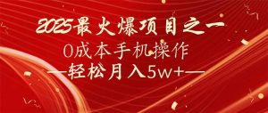 7天赚了2.6万,2025利润超级高!0成本手机操作轻松月入5w+-KJ分享