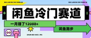 闲鱼冷门赛道,跑步挣钱,有人一个月挣了1.2w-KJ分享