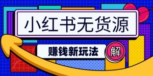 小红书无货源赚钱新玩法：无需涨粉囤货直播，轻松实现日破2w-KJ分享