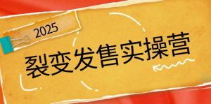 裂变发售实操营，全景解析裂变逻辑，打造动销新玩法，助力私域流量引爆-KJ分享