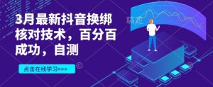 3月最新抖音换绑核对技术,百分百成功,自测-KJ分享