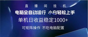 2025直播间最新玩法单机日入1000+ 全自动运行 可矩阵操作-KJ分享