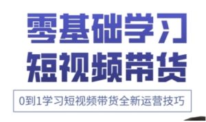 快手运营+高阶剪辑实战课，0到1学习短视频带货全新运营技巧-KJ分享