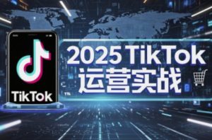 2025TikTok电商运营,掌握TikTok店铺运营核心技巧,实现低成本高转化-KJ分享