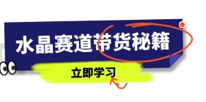 水晶赛道带货秘籍,国学结合、短视频起号、拍摄技巧、直播话术等内容-KJ分享