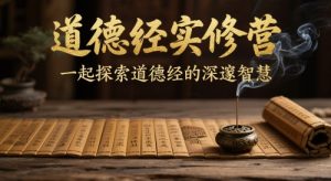 道德经实修营，一起探索道德经的深邃智慧-KJ分享