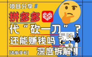 【2025最新】拼多多代坎助力项目深度拆解:还能挣钱吗?全流程玩法-KJ分享