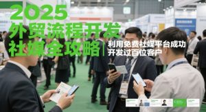 2025外贸流程开发社媒全攻略,利用免费社媒平台成功开发过百位客户-KJ分享