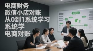 电商财务微信小店对账,从0到1系统学习电商对账-KJ分享