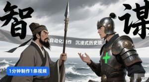 扣子工作流一键生成沉浸式历史故事，一天工作量，3分钟搞定-KJ分享