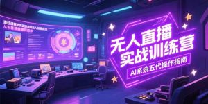 无人直播实操训练营,从设备搭建到话术,AI系统五代操作指南(7月更新)-KJ分享