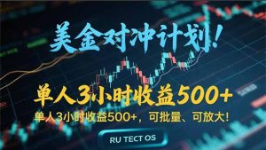 长久稳定的撸美金项目，平均3小时收入 500+，可公司实地考察实地操作！-KJ分享