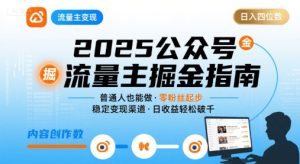 公众号流量主变现项目2025，普通人也能通过这个项目日入四位数-KJ分享