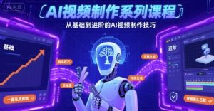 AI视频制作系列课程，从基础到进阶的AI视频制作技巧全涵盖-KJ分享