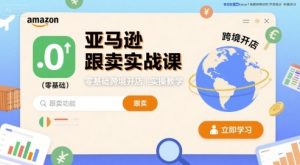 亚马逊跟卖实战课,零基础跨境开店实操教学-KJ分享