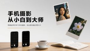 手机摄影从小白到大师,零基础带你学习手机摄影,拍出朋友圈点赞大片-KJ分享