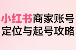 小红书电商全链路实战从定位到爆单,系统拆解小红书商家起号全流程(更新)-KJ分享