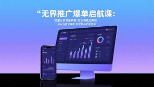 无界推广爆单启航课：流量分发算法解密 后台功能全解析 投放前必知避坑点-KJ分享