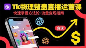 Tk物理整蛊直播跨境运营：快速掌握整蛊类直播的运营方法论，实现流量变现-KJ分享