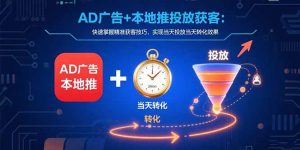 AD广告+本地推投放获客：快速掌握精准获客技巧，实现当天投放当天转化效果-KJ分享