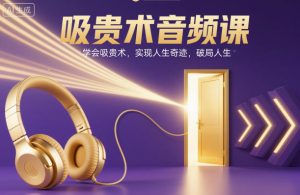 吸贵术音频课,学会吸贵术,实现人生奇迹,破局人生-KJ分享