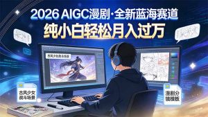 2026年全新蓝海赛道，纯小白轻松月入过万-KJ分享