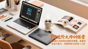 PS进阶大师训练营,从基础工具到商业案例全掌握,具备专业设计能力,月接单收入6000-1.2万-KJ分享