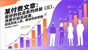 某付费文章：看好的机会系列终篇（三），消费升级实战课，锁定四类人群，解读供给策略-KJ分享