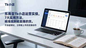 东南亚Tk小店运营实操，7大实用方法，精准找到能卖爆的货。不讲虚理论，立即能上手的实操动作-KJ分享