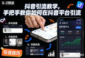 抖音引流教学,手把手教你如何在抖音平台引流-KJ分享
