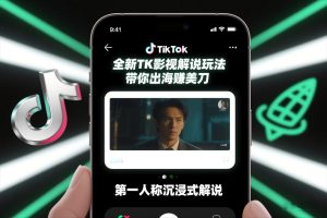 TikTok第一人称影视解说教学,全新TK影视解说玩法,带你出海賺美刀-KJ分享