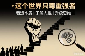 开悟1.0：这个世界只尊重强者，看透本质-了解人性-升级思维-KJ分享