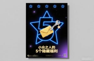 付费文章：小众之人的5个隐藏福利-KJ分享