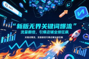 新版无界关键词爆流，流量翻倍，引爆店铺业绩狂飙-KJ分享