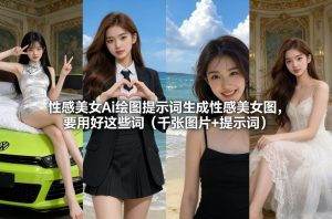 性感美女Ai绘图提示词生成性感美女图,要用好这些词(千张图片+提示词)-KJ分享