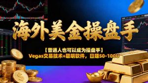AI美金操盘手技术【普通人也可以成为操盘手】Vegas交易技术+聪明软件，日赚50-100U-KJ分享