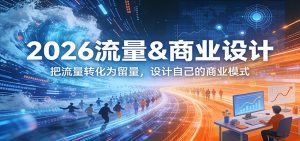 2026流量&商业设计，把流量转化为留量，设计自己的商业模式-KJ分享